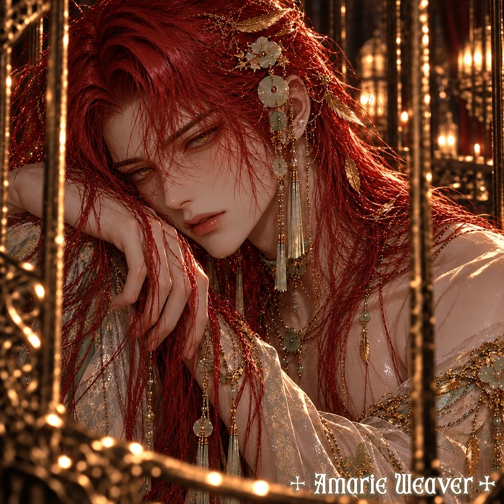 Jin / Serafh || The Jade Phoenix. Beyond the Gilded Bars.