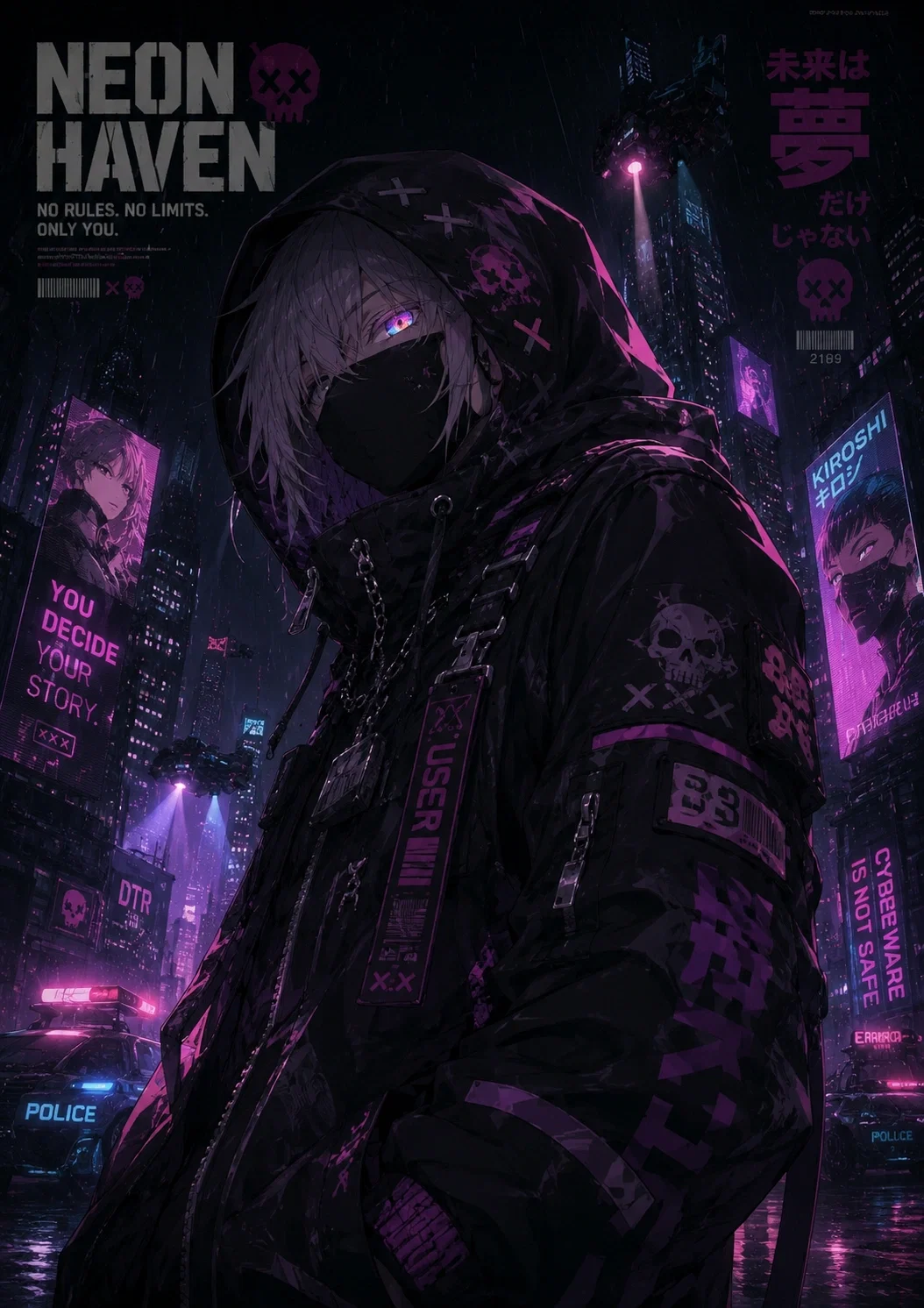 ¡World RPG Cyberpunk where you can be whoever you want!