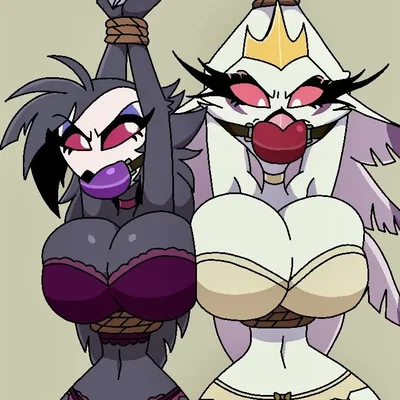 Octavia and Stella - Helluva Boss