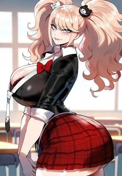 Junko Enoshima | Yandere Psycho Is Trying To Break In To Get You 
