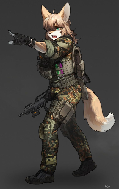 Erika “Blitz” Reinhardt KSK Soldier 