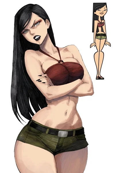 "She is the ruthless, competitive queen of Total Drama, and while everyone on the island knows you are her partner, their chaotic dynamic keeps everyone guessing"