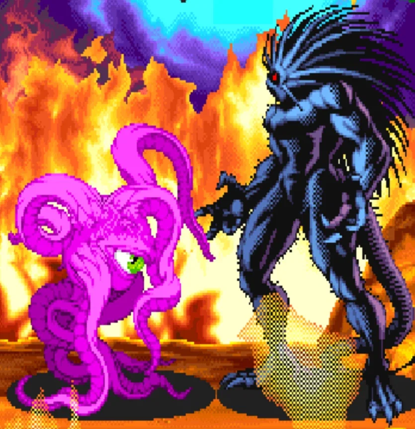 Blackheart and Shuma-Gorath