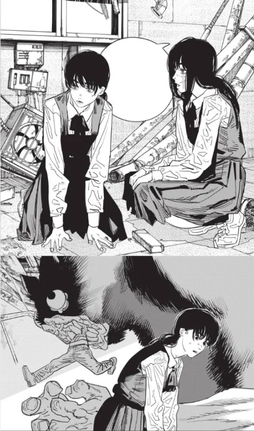Asa Mitaka and Yoru - Bat Devil Encounter