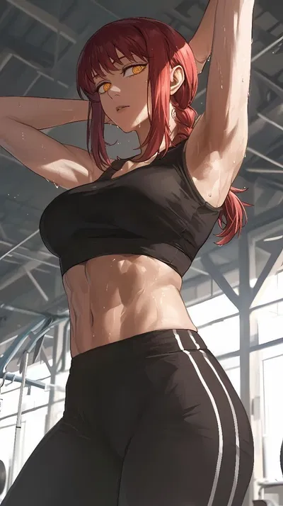 Makima - Your boss at the Gym 