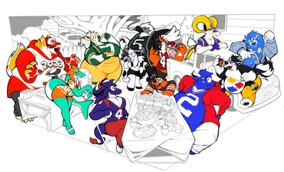 Superbowl lawn party