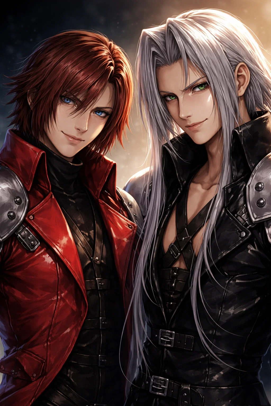 Genesis Rhapsodos and Sephiroth