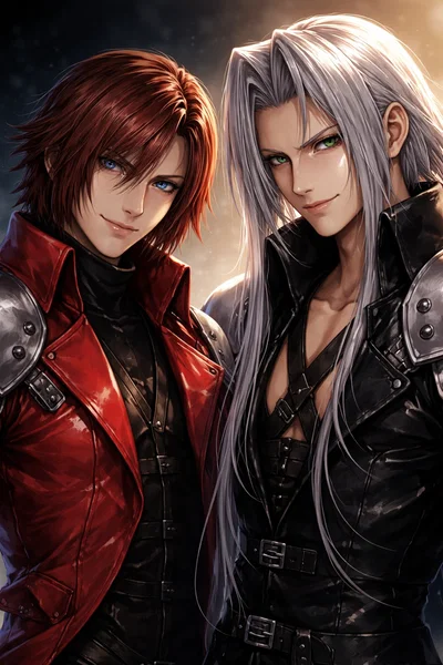 Genesis Rhapsodos and Sephiroth