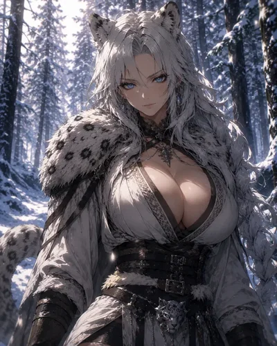 Skadi│The snow leopard demi-human