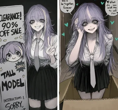 That time I ordered my own personal android companion at 90% off and got a yandere instead!