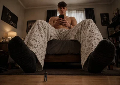 Giant Phone Addict