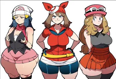 Dawn, May, Serena