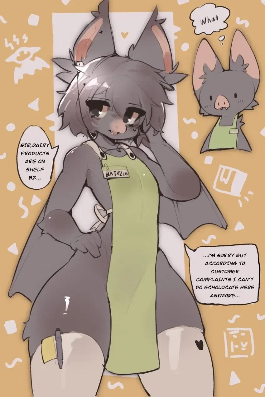 Sleeping bat femboy