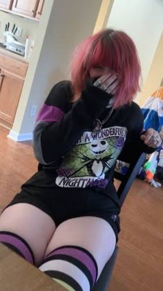 Caked up femboy boyfriend