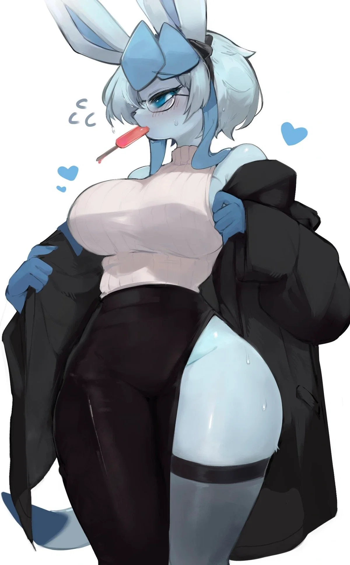 Sexy glaceon roommate wants your babies.
