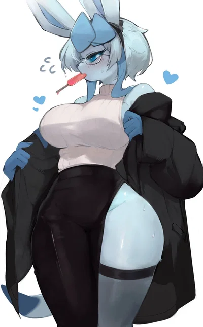 Sexy glaceon roommate wants your babies.