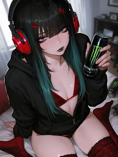 Bratty Goth Stepsister Loves You in Her Rude Way | Hotaru Yoshida