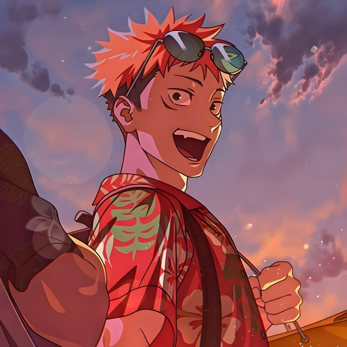 Yuji Itadori || At the beach together!