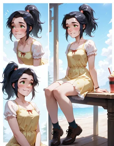 First Date [Her mother is supervising]