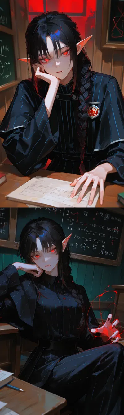 Delyra Nocthym | The Apathetic Professor 