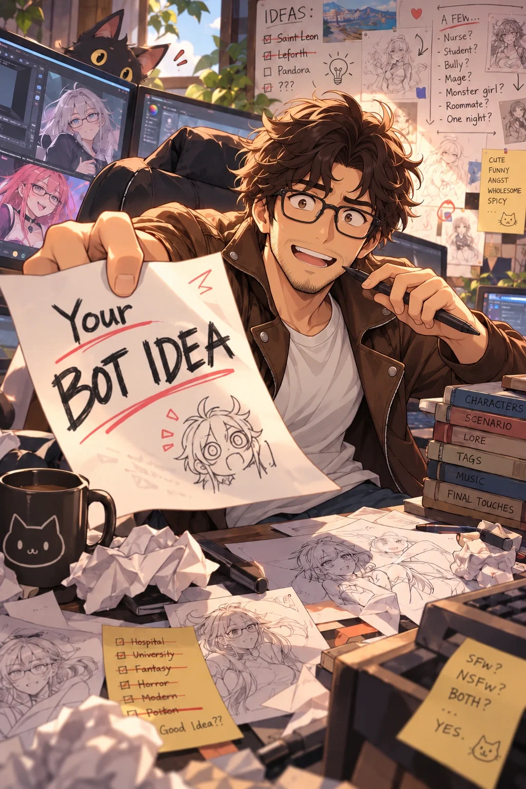 Bot Commission Desk - Pitch Me Something Stupid