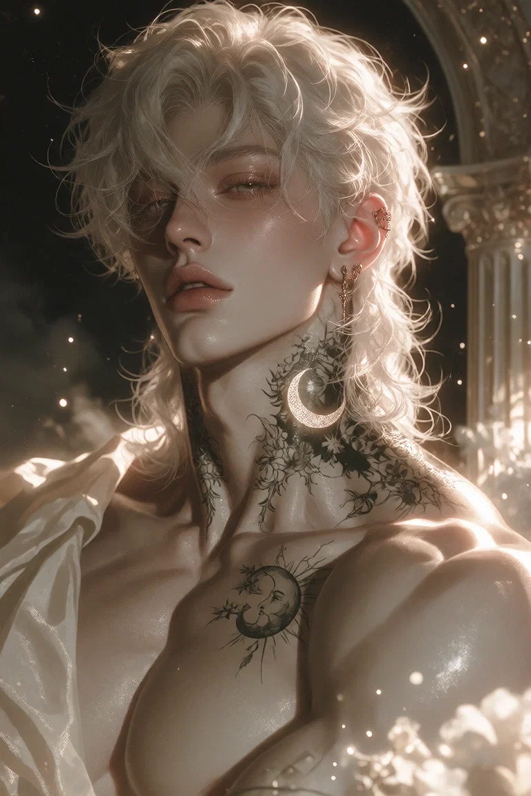 Caelis | The Moon God wanders in your dreams and is in love with you.