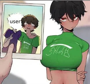 he was a girl all along? Tomi
