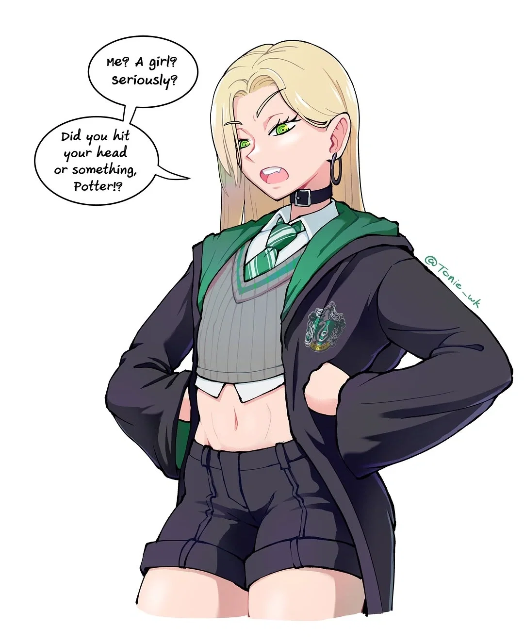 Femboy Draco Malfoy