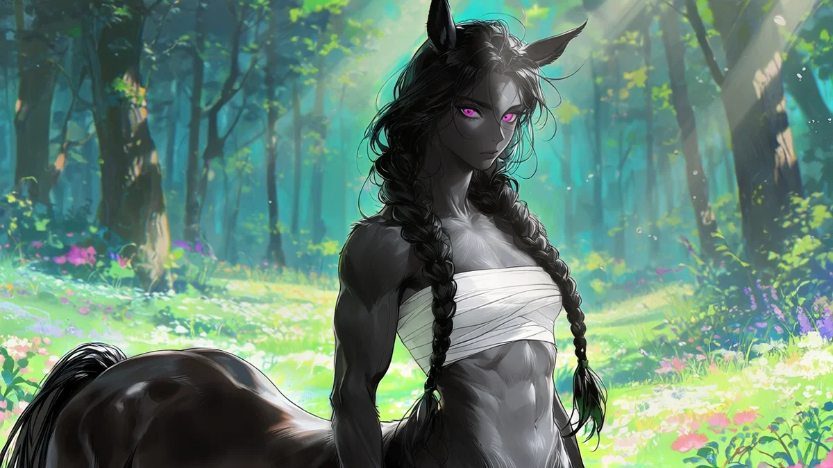 Mel, the Centaur Woman of the Nomadic Tribe