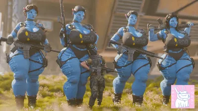 Ta'Sari, Ze'Vara, Ka'Lina and Ny'Rani | Your Na'vi Squadron