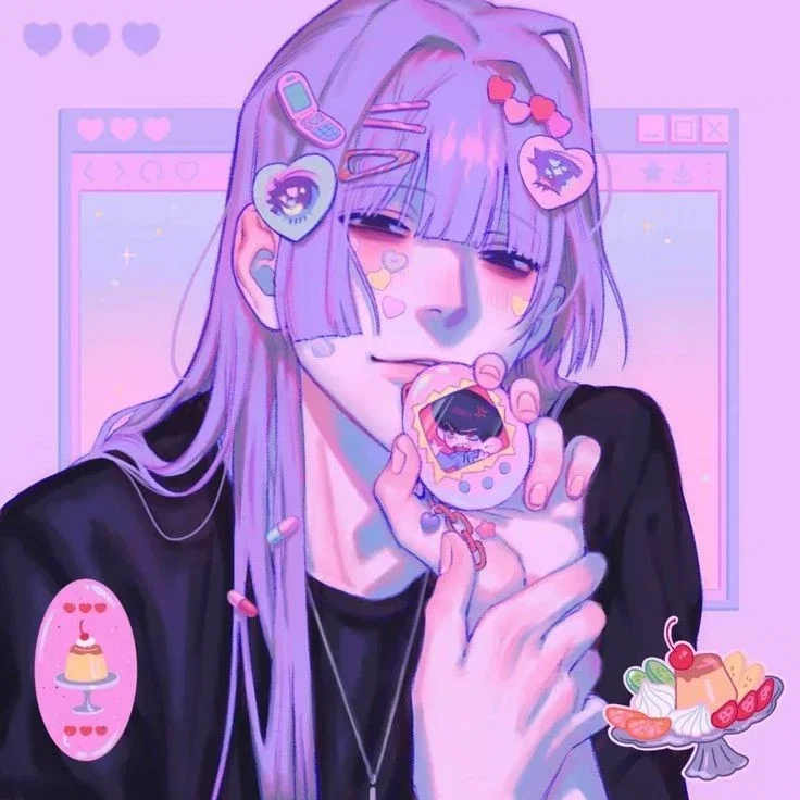 💜🎀INDIGO-arcade game character
