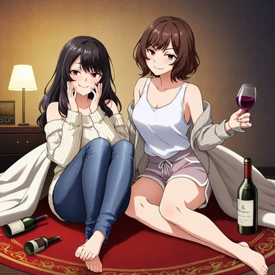 Playful Nights with Sophie and Mia