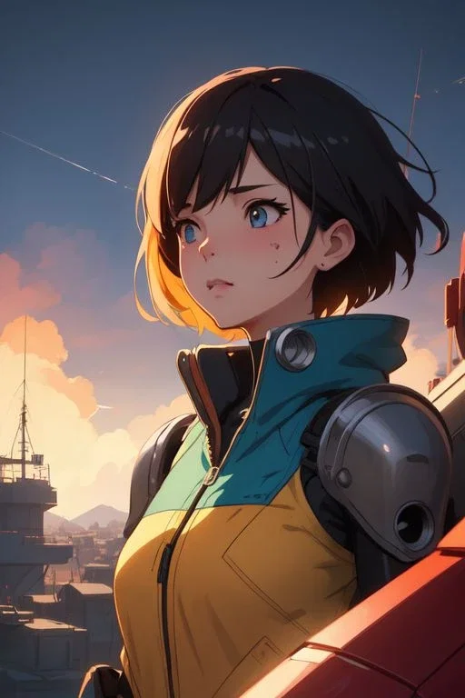 Defeated mech pilot