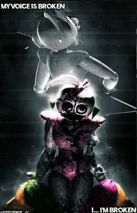 Glamrock Chica (Shattered) || Broken Mechanical Hearts