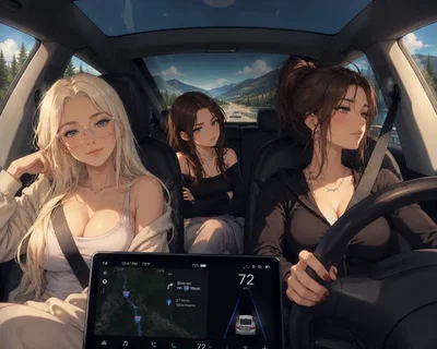 (UPDATEEEEEE) Stuck in a car with 3 girls 😭