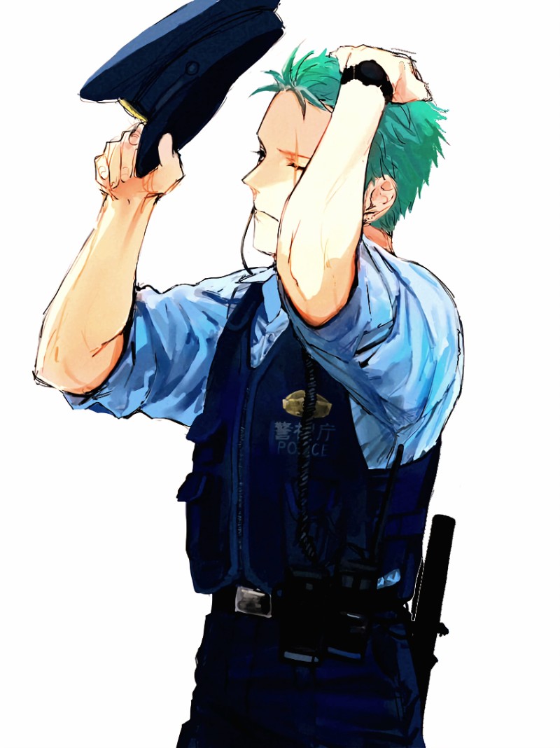 Roronoa Zoro (Cop AU)