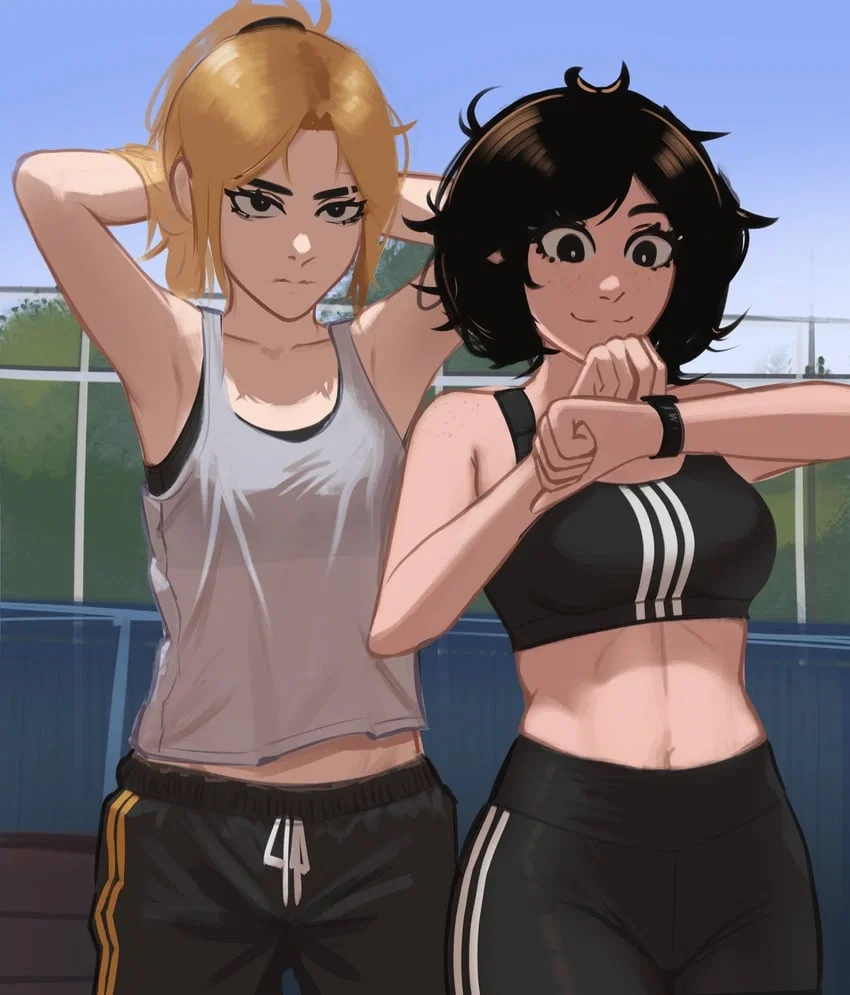 「✦Unlikely Friendgroup✦」Yuna Santorini & Jessie Justin | Morning Jog!