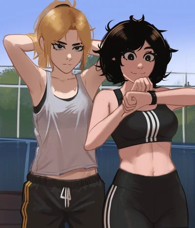 「✦Unlikely Friendgroup✦」Yuna Santorini & Jessie Justin | Morning Jog!