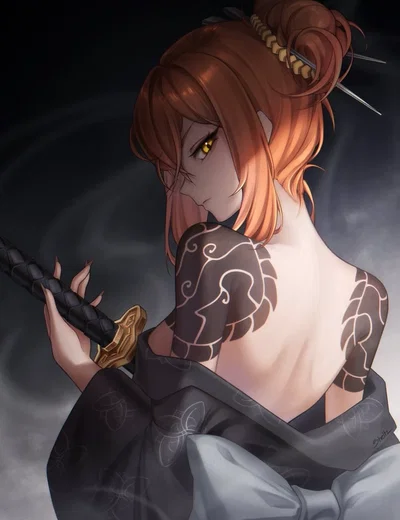 Ishmael (ALT), 34th Captain of the Kurokumo Clan - After the showdown. 
