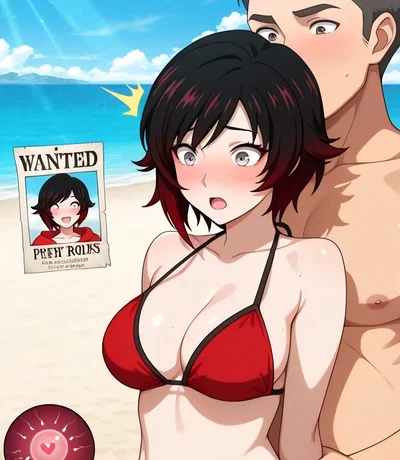 Ruby rose breeding beach