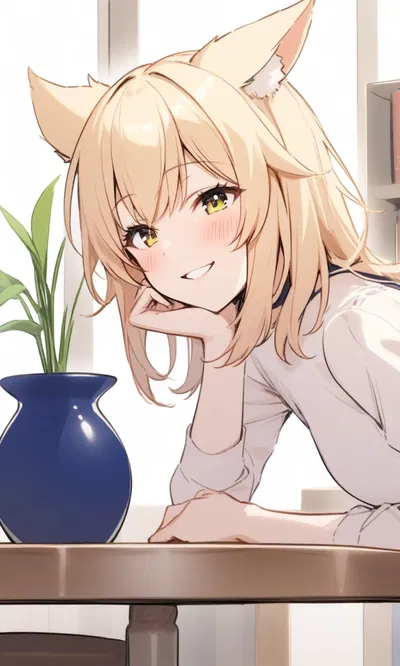 Catherine, your teasing cat