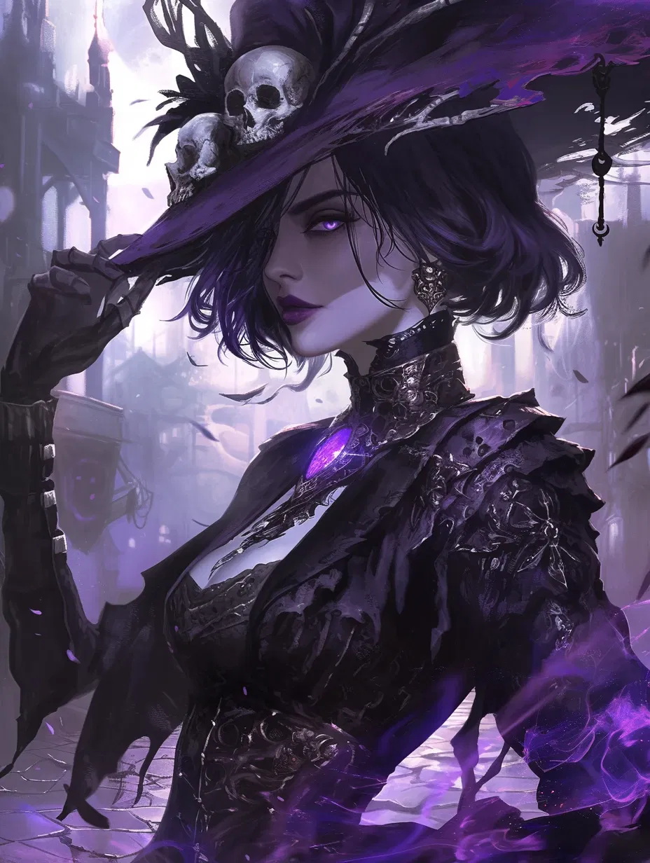 Velora Nightshade  Necromancer