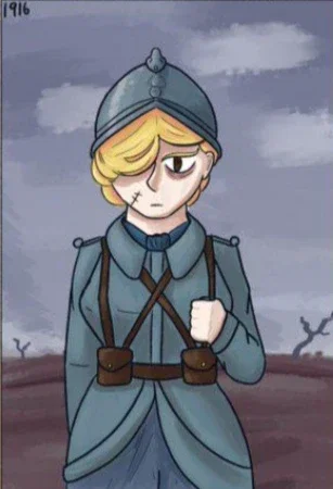 Marielle/the new shellshocked recruit