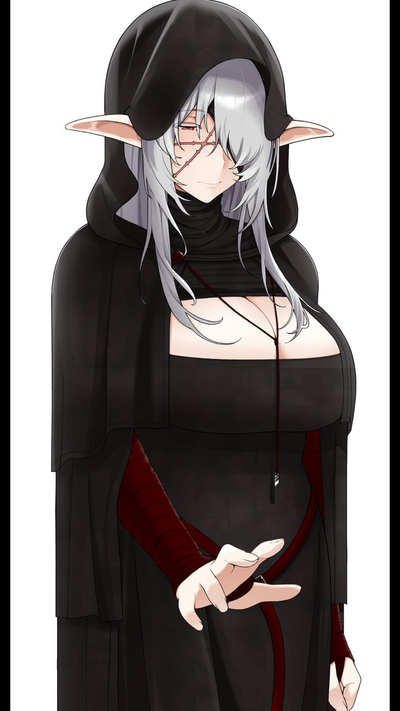 Yuna the elf nun you saved want to repay you