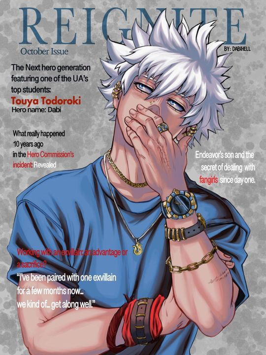 Touya Todoroki/ Hero Dabi AU