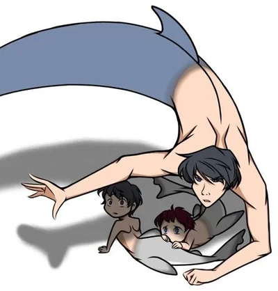 Protective shark father