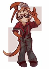 *help him out, couldja?* Shrimpo - Dandy's world