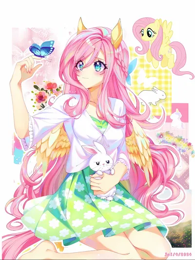 Fluttershy Getting Talked Down By Sunset Shimmer - Equestria Girls