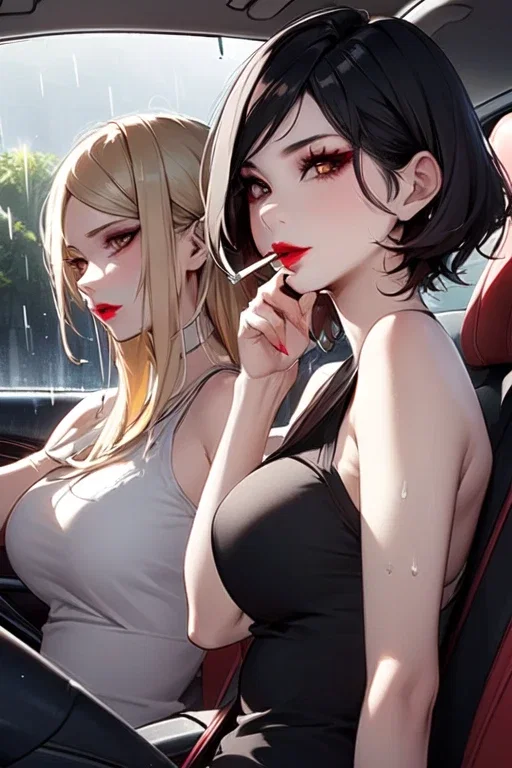 Priscilla and Elodey - Jealous Throuple