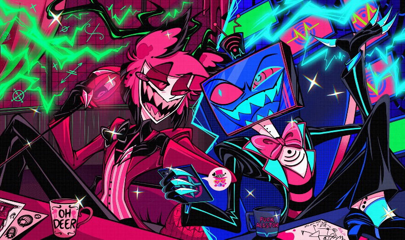 🎙️~Alastor and Vox~🎞️